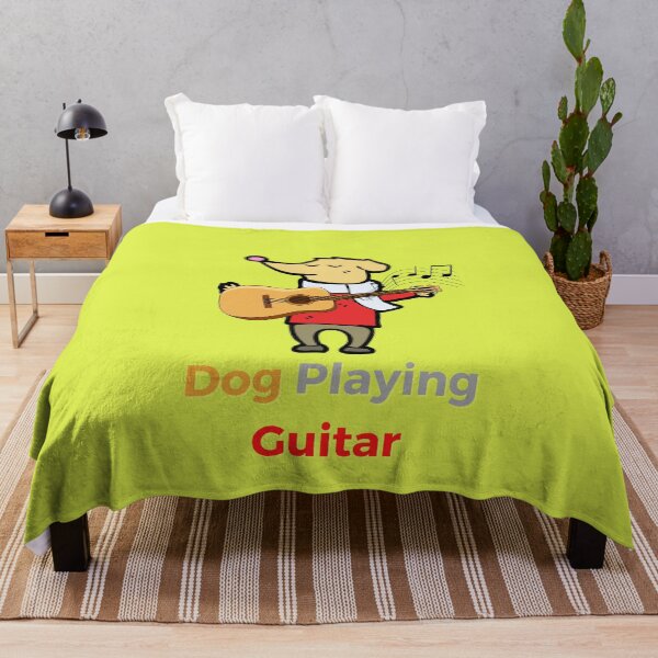 Item preview, DOG PLAYING GUITAR designed and sold by Adnandar.