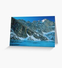 Blue Chasm Greeting Card