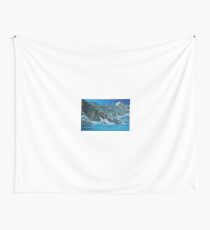 Blue Chasm Wall Tapestry