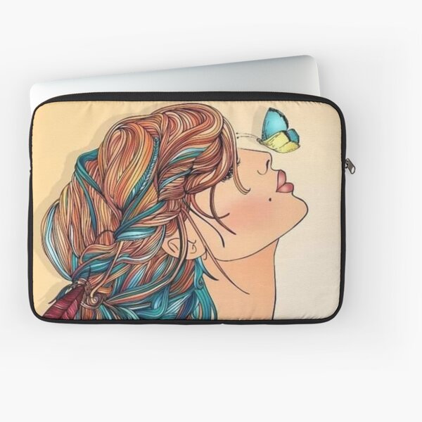 Item preview, Simple Colorful Butterfly Woman Art  Boho Style Fashion Mood designed and sold by DaniVi.