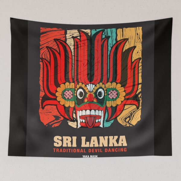 Item preview, Sri Lanka Devil Yaka Mask designed and sold by SLGreenArrow.