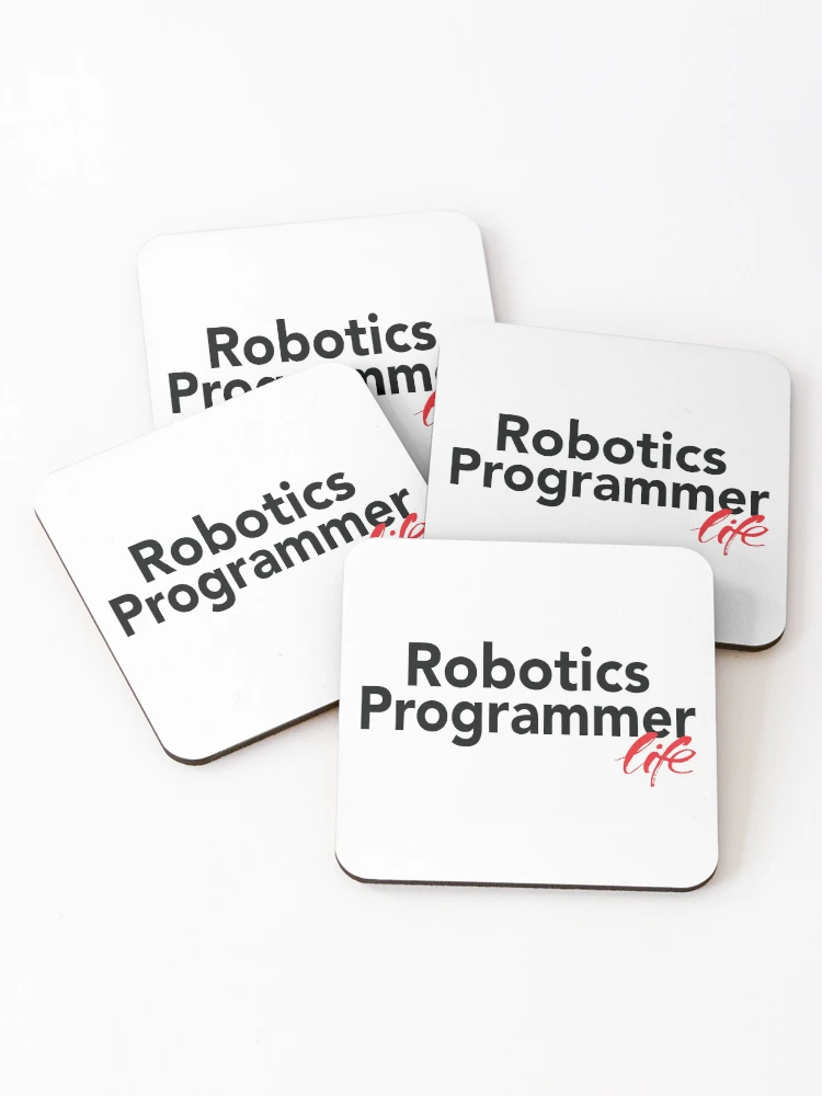 Thumbnail 1 of 5, Coasters (Set of 4), Robotics Programmer Life designed and sold by ProjectRobotics.