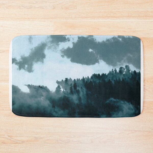Item preview, Aerial Photography of Dark Pine Trees - Paint Filter Applied | Cloudy Sky | Aesthetic Graphic designed and sold by cypher33.