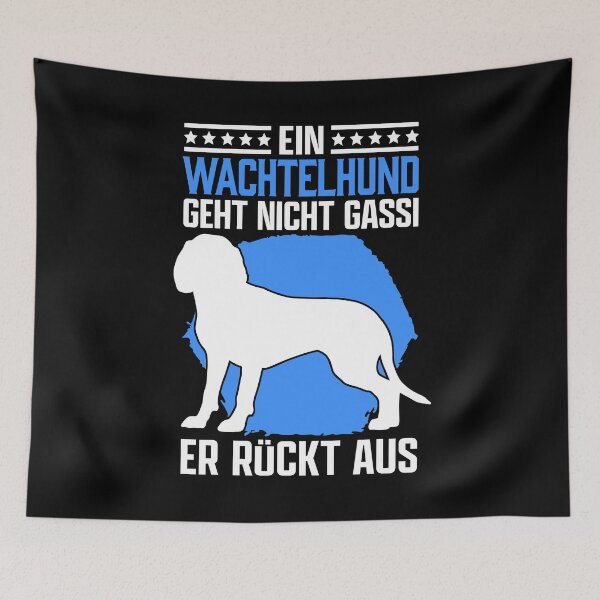 Item preview, German Wachtelhund Gassi hunting dog saying designed and sold by madgrfx.