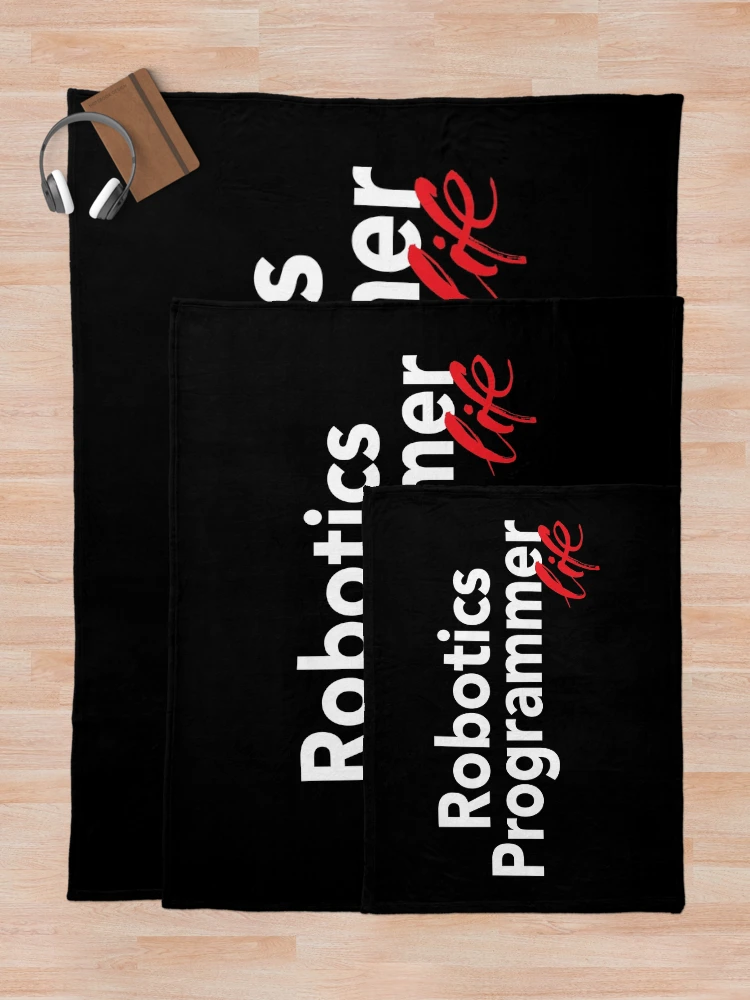 Thumbnail 5 of 6, Throw Blanket, Robotics Programmer Life designed and sold by ProjectRobotics.