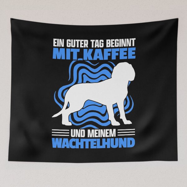 Item preview, German Wachtelhund Coffee Hound Saying designed and sold by madgrfx.