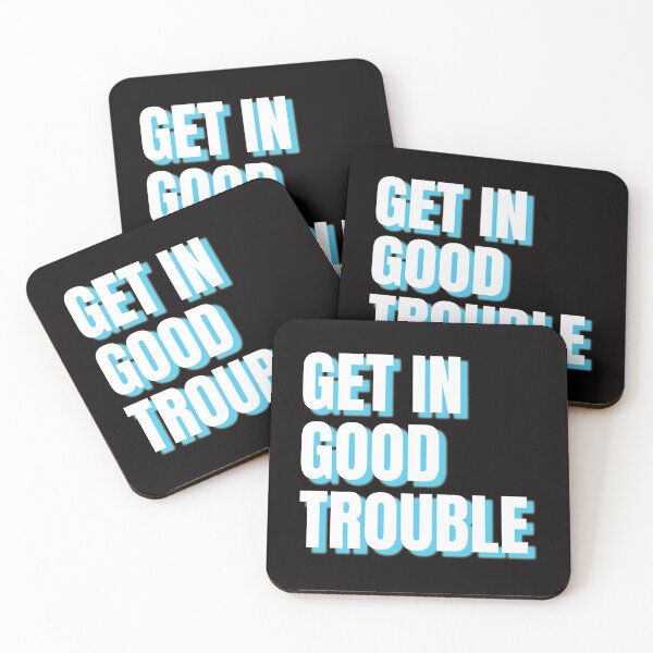 Item preview, Get In Good Trouble Neon designed and sold by DAFIN.