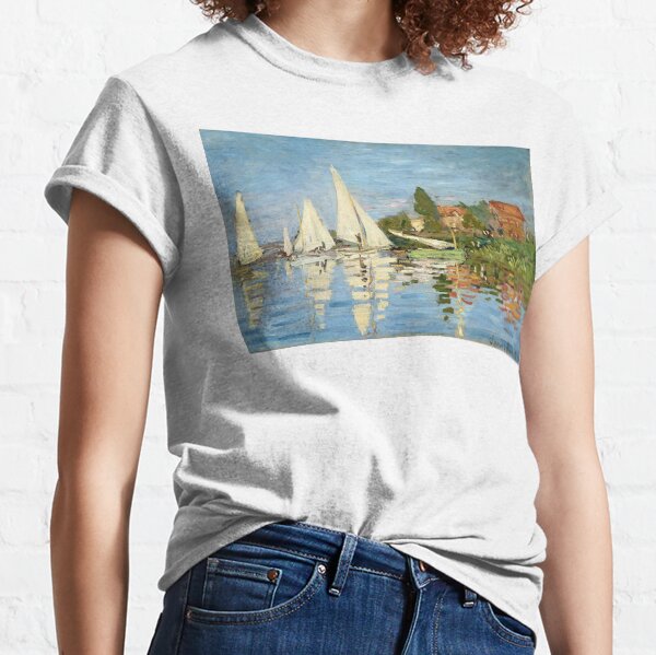 Regattas at Argenteuil - Claude Monet - 1872 Classic T-Shirt