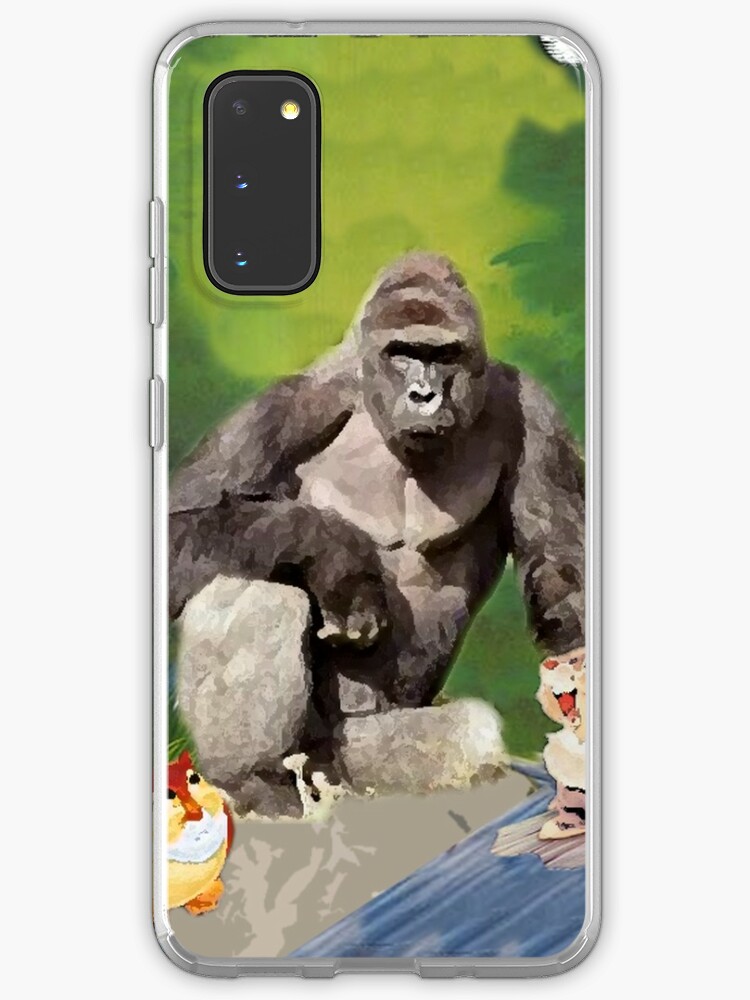 Harambe Harambi Bambi Case Skin For Samsung Galaxy By Shazam505 Redbubble - rip harambe roblox