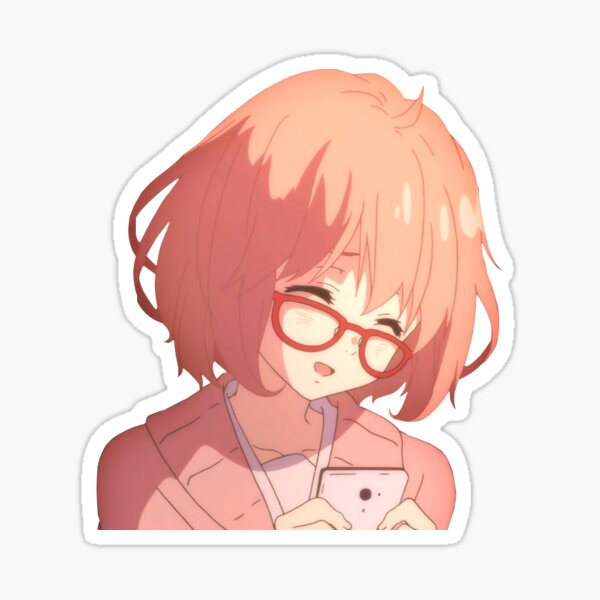 Mirai Kuriyama Bunny - Kyoukai no Kanata Sticker for Sale by Awesomedeer