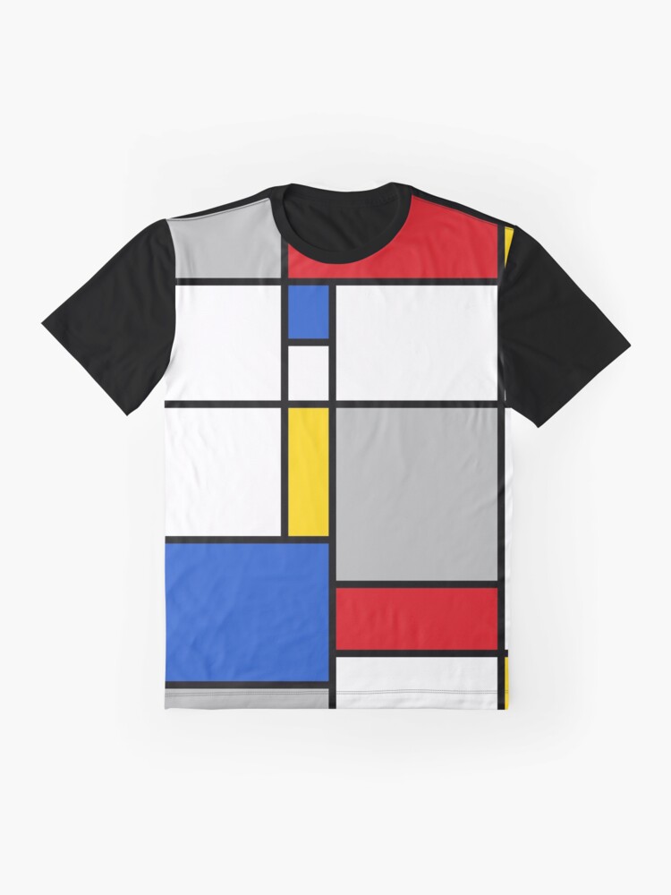 Geometric Inspired By Mondrian Graphic T Shirt For Sale By Pugmom4