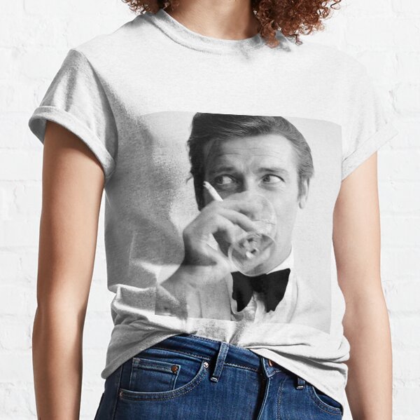 The Saint T-Shirt Mens British TV Drama Roger Moore Spy 007 James Bond Retro Top 