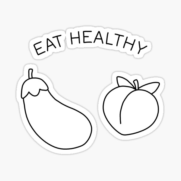 Eggplant and peach emoji Stock Vector