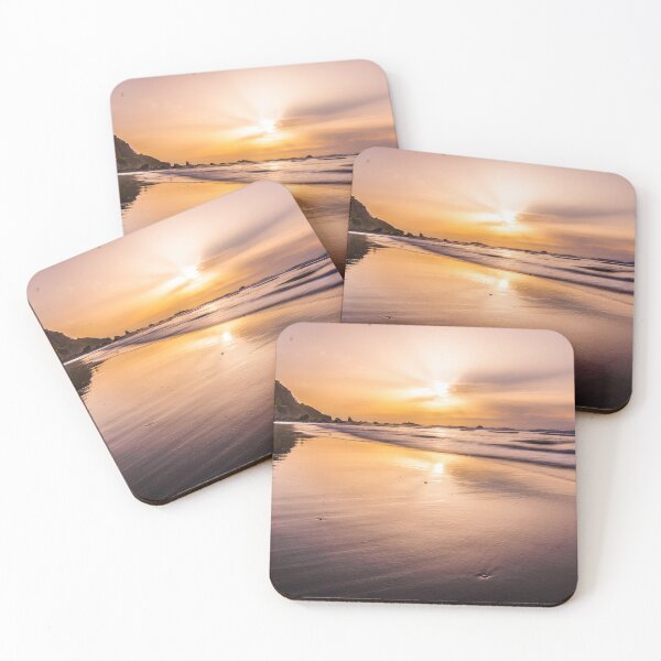 Item preview, Sunset yellow and moving clouds. designed and sold by ZenZoom.