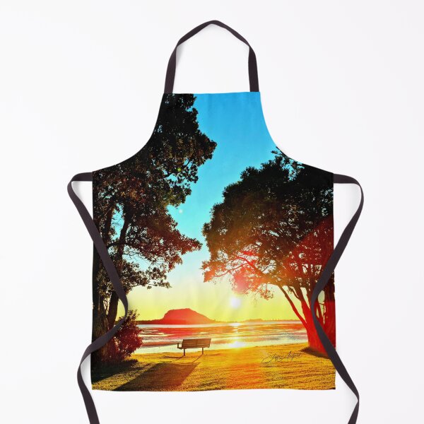 Item preview, COLOURFUL SUNRISE WITH LONELY BENCH designed and sold by Steffi August.