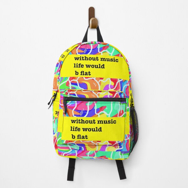 Item preview, without music life would b flat designed and sold by sarina G.
