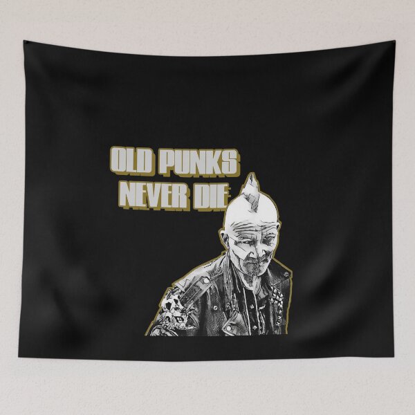Item preview, Old Punks Never Die designed and sold by NuarzDesign.