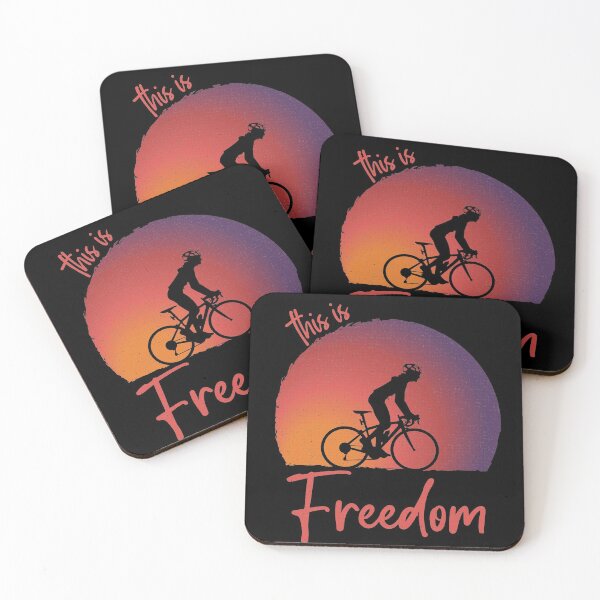 Item preview, This Is Freedom | Inspirational Cycling Quotes designed and sold by DrawingBoard.