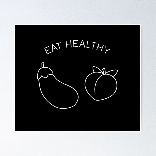 Eggplant and Peach Poster for Sale by ValentinaHramov