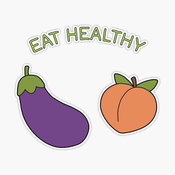 Eggplant and peach emoji stock vector. Illustration of food - 148066068