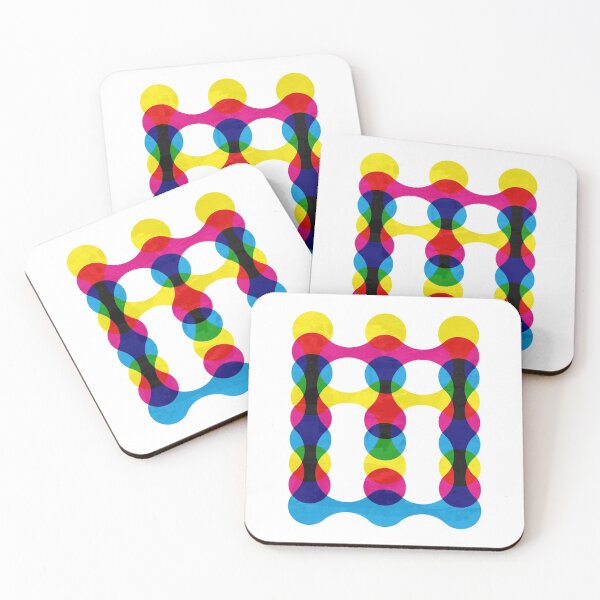 Item preview, CMY Metaball Colour Mix Vertical Grunge Typography designed and sold by John Uttley.