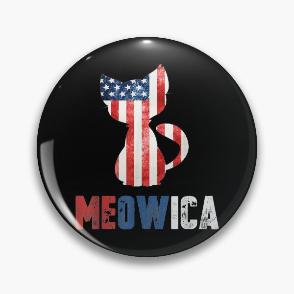 Item preview, Meowica - Cat Patriotic American Flag designed and sold by K-icon.