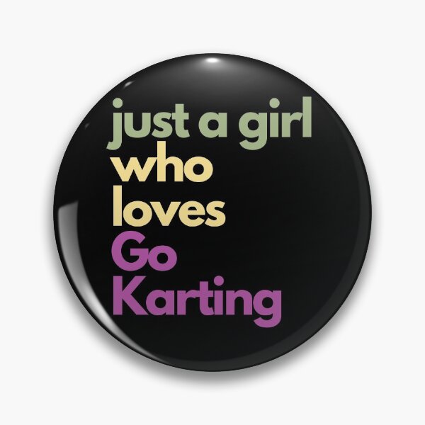 Item preview, Just a Girl Who Loves Go Karting  designed and sold by Altarem.