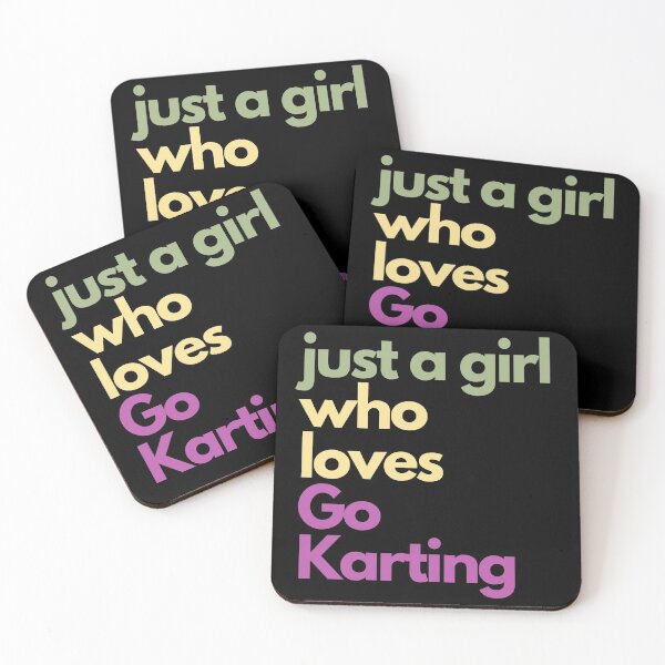 Item preview, Just a Girl Who Loves Go Karting  designed and sold by Altarem.