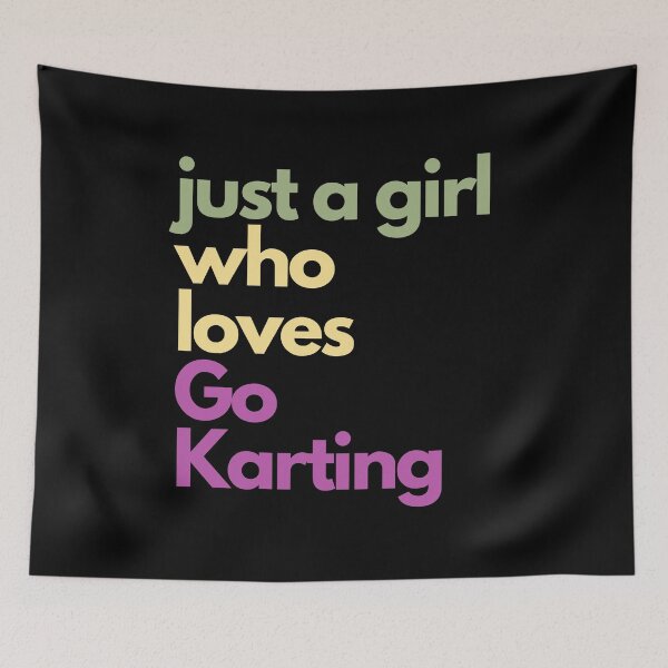Item preview, Just a Girl Who Loves Go Karting  designed and sold by Altarem.