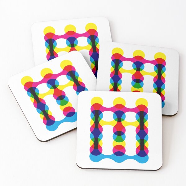 Item preview, CMY Metaball Colour Mix Vertical Typography designed and sold by John Uttley.