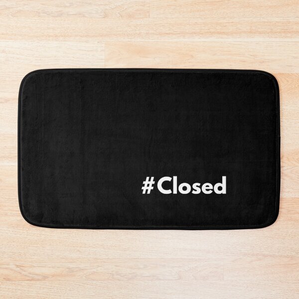 Item preview, Hashtag Closed designed and sold by HashtagZone.