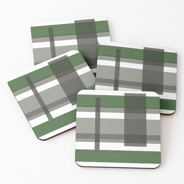 Item preview, Abstract design with lines of different shades of green designed and sold by Marga-rita.