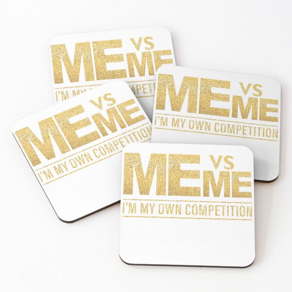 Item preview, Me Vs Me I'm my Own Competition - Hustle hard Girl Boy power designed and sold by Dream-bubble.