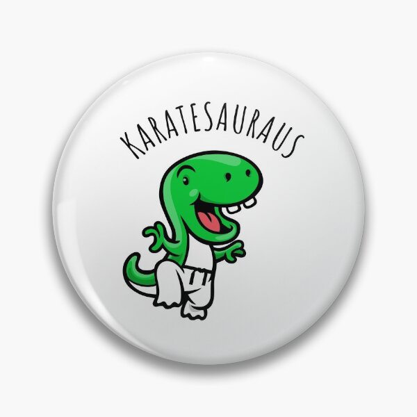 Item preview, karatesaurus - cute dinosaur designed and sold by SunsetCloud.