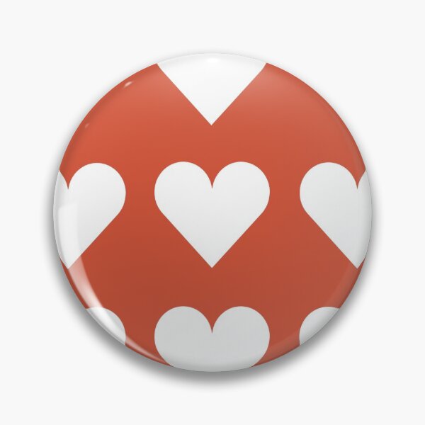Item preview, Large WHITE and TENNIS COURT CLAY LOVE HEARTS designed and sold by RachelMacht.