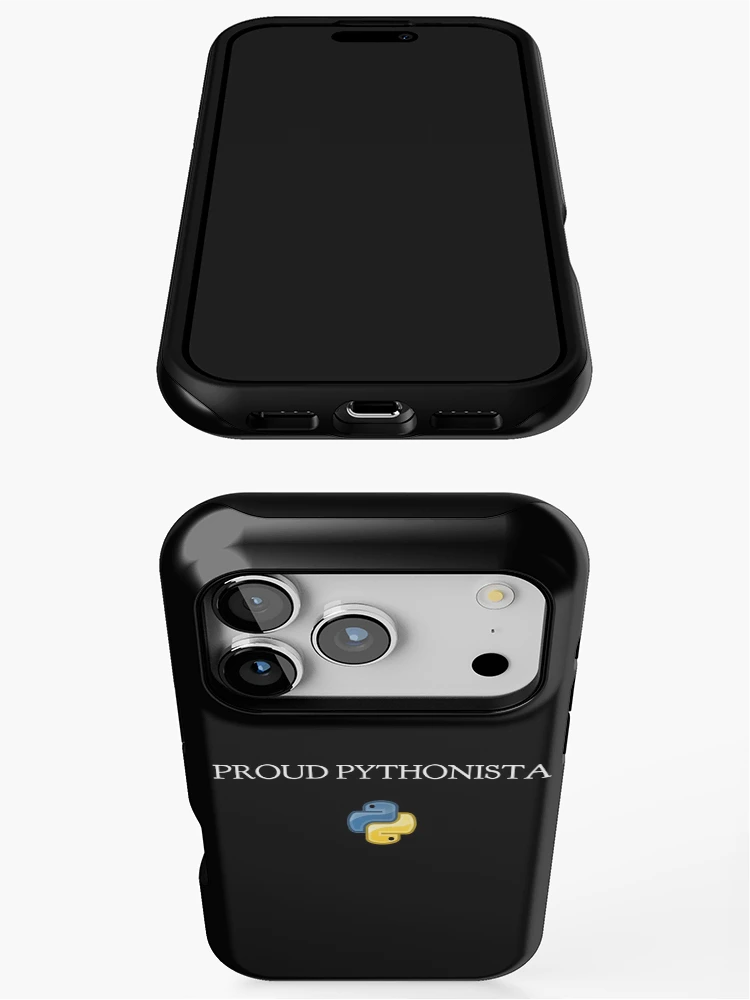 Thumbnail 3 of 4, iPhone Case, Proud Pythonista | Python Lover designed and sold by The Retrofits.
