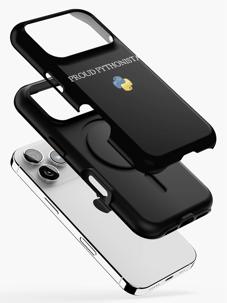 Thumbnail 2 of 4, iPhone Case, Proud Pythonista | Python Lover designed and sold by The Retrofits.