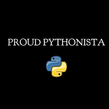 Artwork thumbnail, Proud Pythonista | Python Lover by The Retrofits