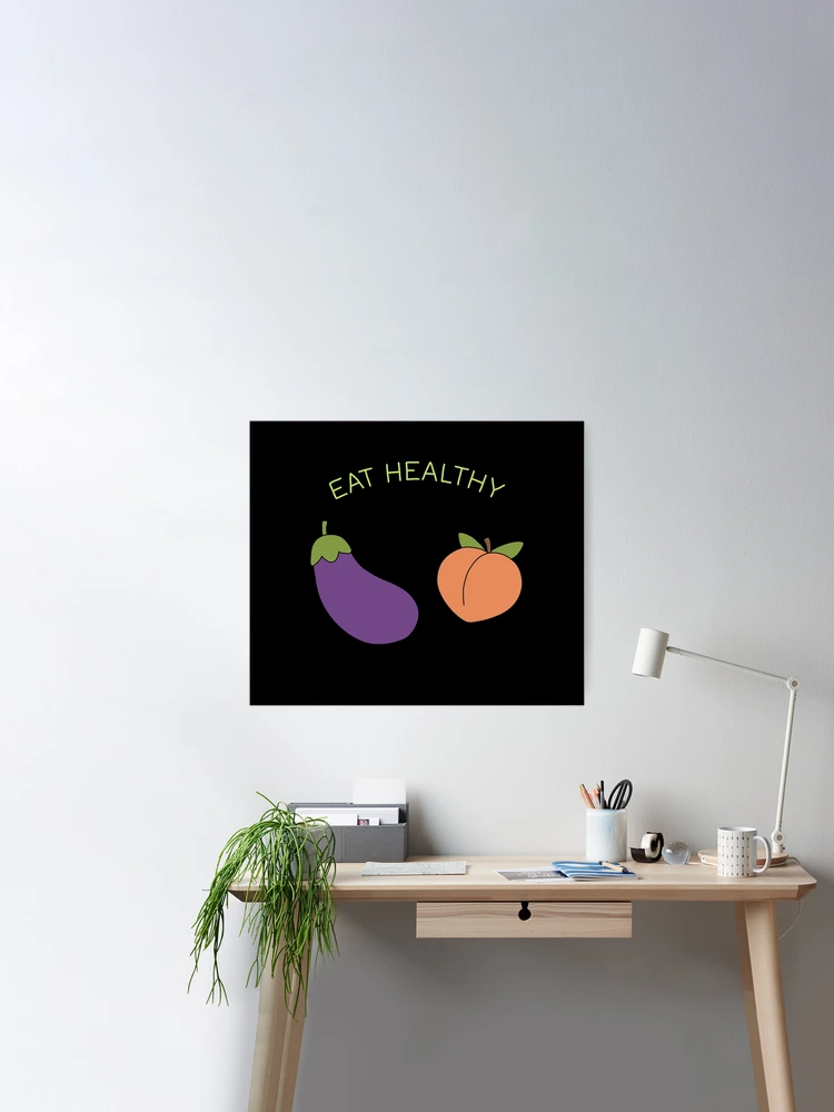 Eggplant and Peach Art Board Print for Sale by ValentinaHramov