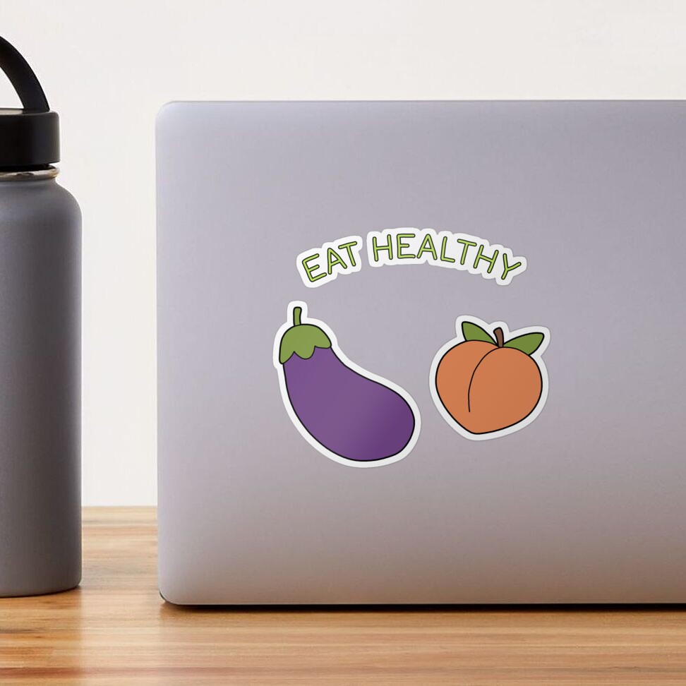 Eggplant Peach Sticker - Eggplant Peach Spray - Discover & Share GIFs