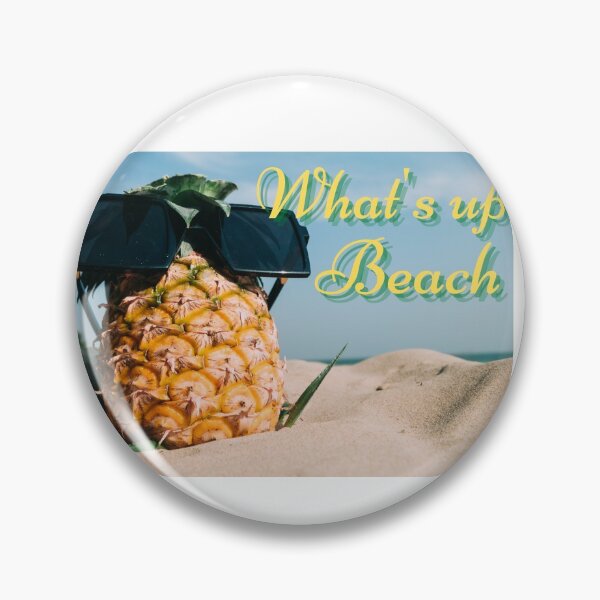 Item preview, Pineapple Beach Pun designed and sold by quirky-artistry.