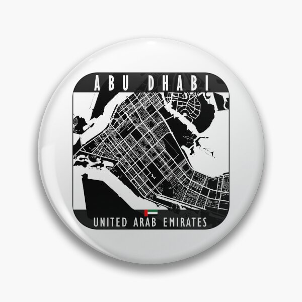 Item preview, Abu Dhabi Map UAE designed and sold by hatimelhag.