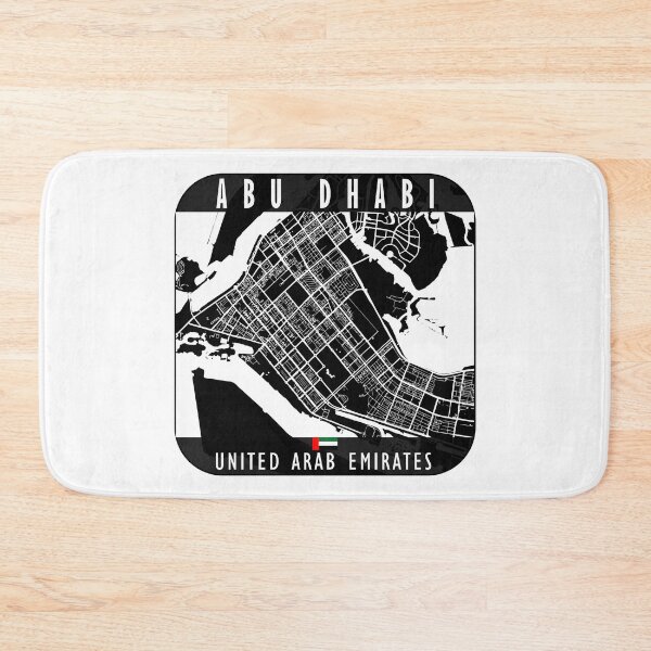 Item preview, Abu Dhabi Map UAE designed and sold by hatimelhag.