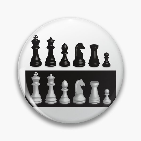 Item preview, Set of chess pieces 3d. Realistic set of all chess pieces in 3d black and white.	 designed and sold by Mallva.