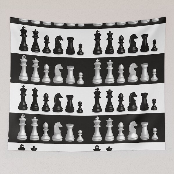 Item preview, Set of chess pieces 3d. Realistic set of all chess pieces in 3d black and white.	 designed and sold by Mallva.