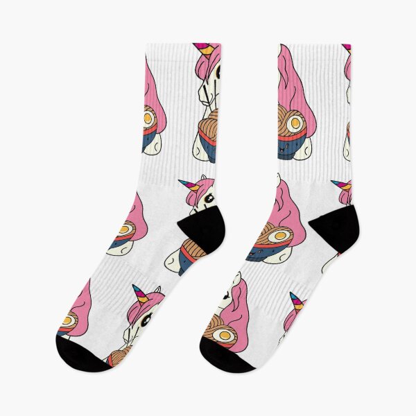 Item preview, Cute Kawaii unicorn eating ramen noodle soup designed and sold by ciaobebo.