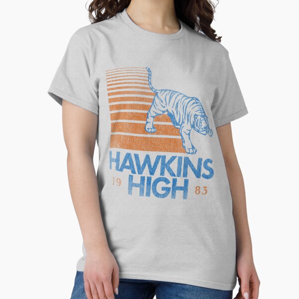 Aperçu de l'œuvre Hawkins High (choses étranges) créée et vendue par insightforty.