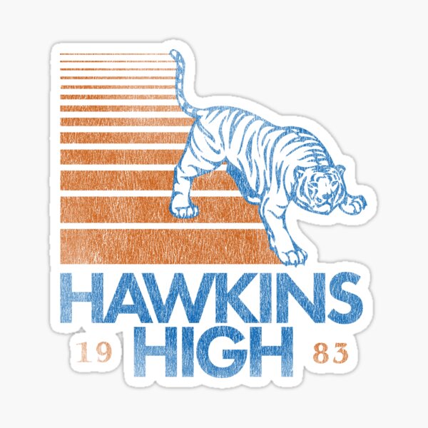 Boy's Stranger Things Retro Hawkins High School Tiger Mascot Pull