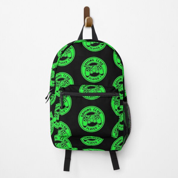 Item preview, Gaming Round Badge with Console Gamepad - Gaming Club Player 1 Green designed and sold by WearWolfDesigns.