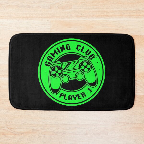 Item preview, Gaming Round Badge with Console Gamepad - Gaming Club Player 1 Green designed and sold by WearWolfDesigns.